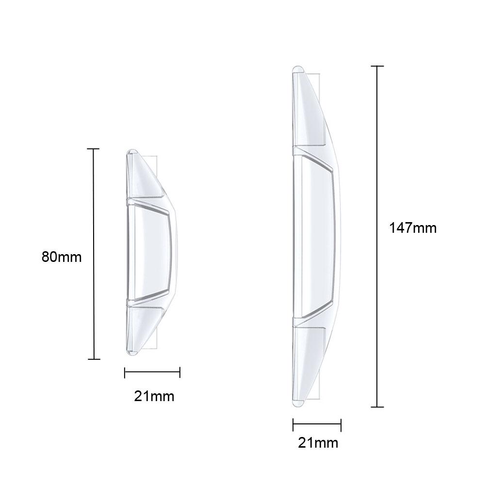4PCS Car Door Protector Guard Strip Scratch Protector Car Rubber Bumper Stickers Auto Door Edge Protection Car
