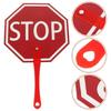 Tragbares doppelseitiges Kunststoff-Go/Stopp-Schild mit Griff Klassenzimmer-Lehrmittel für die frühe Lernförderung