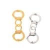20Pcs/Pack Alloy Simulated Small Handcuffs Charms Connectors Link Handcuffs Pendant For Necklace Bracelet Jewelry Making