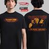 Green Day 2025 Tour Skateshop Photo Tour Czarna Koszulka Unisex Koszulka