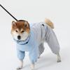 DR.BREEDS Walking Windbreaker (also raincoat) Shiba Inu_Sky Blue