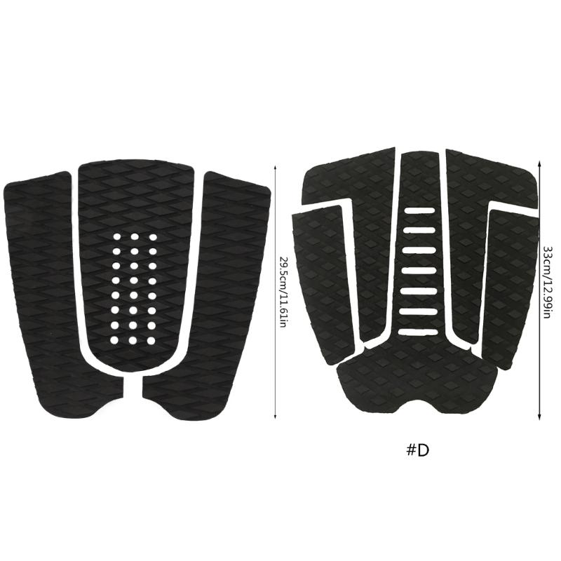 Traktionspads Surfbrett Deck Fußtraktionspad für Softboard, SUP-Board, Skimboard Professionelles Surfbrett Heckpad Set