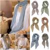 Multicolor Scarves Photo Props Scarf Neck Wraps Fashion Neckerchief  Women