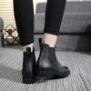 New Chelsea Fashion Rain Shoes Women's Short Tube Rain Boots Anti Slip Low Top Water Shoes Garden Waterproof Rubber Shoes