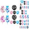 Vibrant Baby Gender Reveal Party Decoration Latex Sequin Balloons Set For Celebrations