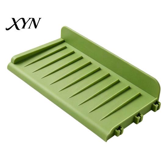 Sink Splash Guard Silicone Kitchen Faucet Mat, Foldable with Suction Cup, Cup Mat 5 Degrees Slope Countertop Water Draining for Bathroom Non-slip