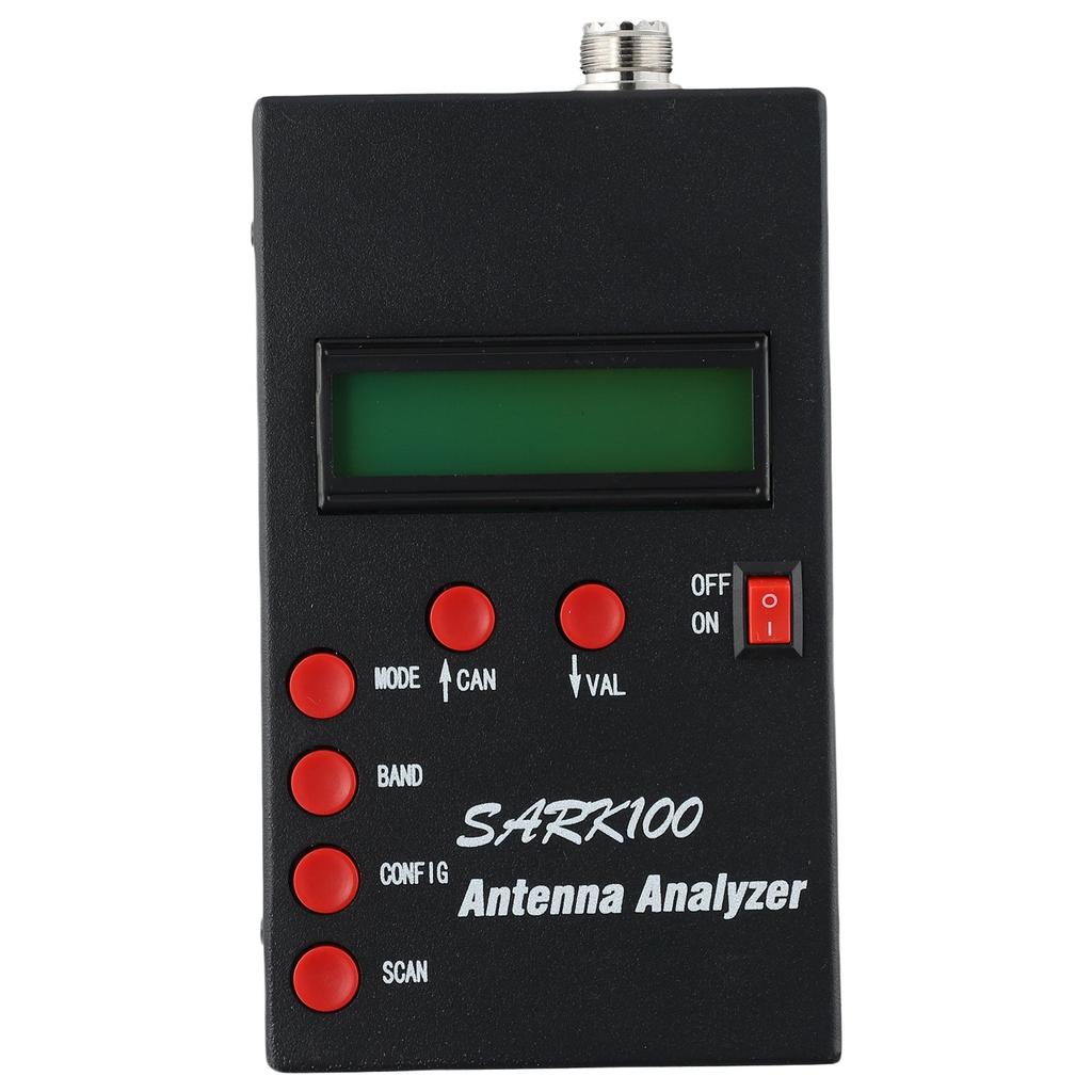 SARK100 HF SWR Antenna Analyzer Meter 1-60Mhz Ham Radio Mini-B Receptacle