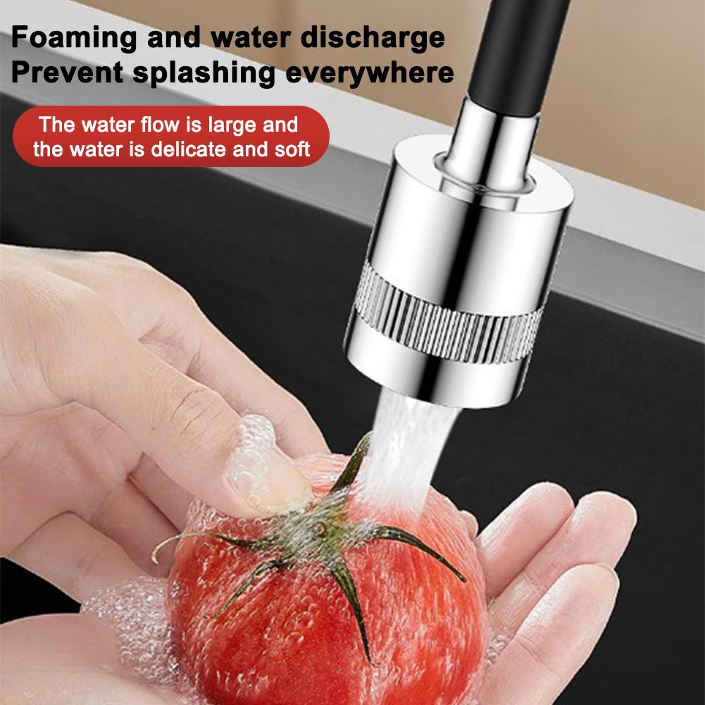 Drehbare Wasserhahn-Verlängerungsstange 20cm für Küchenarmatur Edelstahl ABS Kupfer Schlauchadapter Einfache Montage