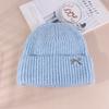Korean Sweet Bow Hat for Women  Autumn and Winter Woolen Hat Large Head Circumference Versatile Warm Ear Protecting  Face Showing Small Knitted Hat