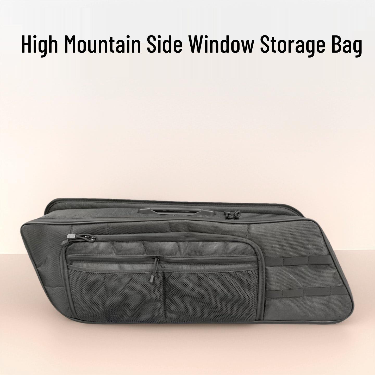 Alpine Car Trunk and Side Window Storage Bag with Suction Cups Left Side Window чёрный