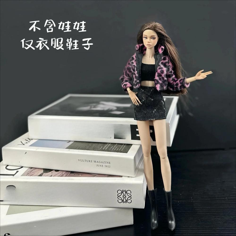 2025 New Clothes Set + Shoes / 30cm Doll Clothing Suit Plush Coat Top Skirt Pant Sweater Outfit for 1/6 Doll Clothes / Diy Toys