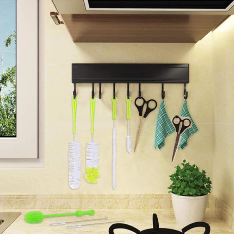 4-Piece Bottle Brush Set: Long Handle Cup and Straw Cleaning Brushes for Kitchen