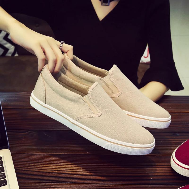 High Quality Men's Casual Shoes Fashion Men's Sneakers Summer Canvas Shoes for Men Lace Up Breathable Vulcanized Driving Shoes