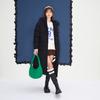 New MLB Polyester Cloud Bag Dumpling Bag Shoulder Bag Handbag Shoulder Bag Women's Green 3ABQM0936-07GNL