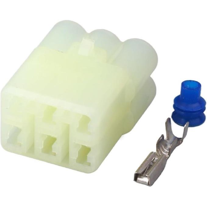 1 Set 6 Pin HM 090 Automotive Motorcycle Electrical Connector Female Or Male Socket For 6189-6171 6180-6181(Army green,5 Sets)