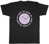 Be Kind Purple Happy Face Kindness Day Mens T-Shirt Tee Gift Top