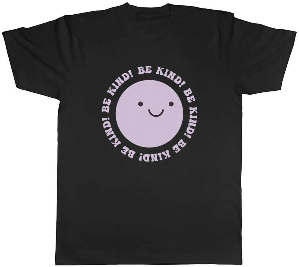 

Be Kind Purple Happy Face Kindness Day Mens T-Shirt Tee Gift Top S