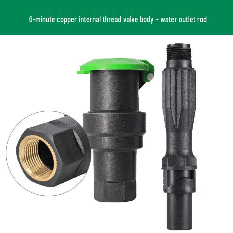 Ground Insert Water Valve Set with Pickup Rod