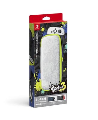 Genuine Nintendo Switch Carrying Case Splatoon 3 Edition Screen [Nintendo Product] (with Protector)