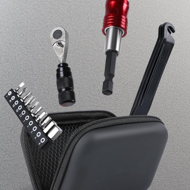 Multipurpose Ratcheting Wrenches Set Alloys Steel Construction Bike Repair Tool for Bicycles Maintenance