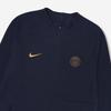 Nike Unifarbenes eng anliegendes Langarm-Fußballshirt Herren Tops Dunkelblau DV5052-498