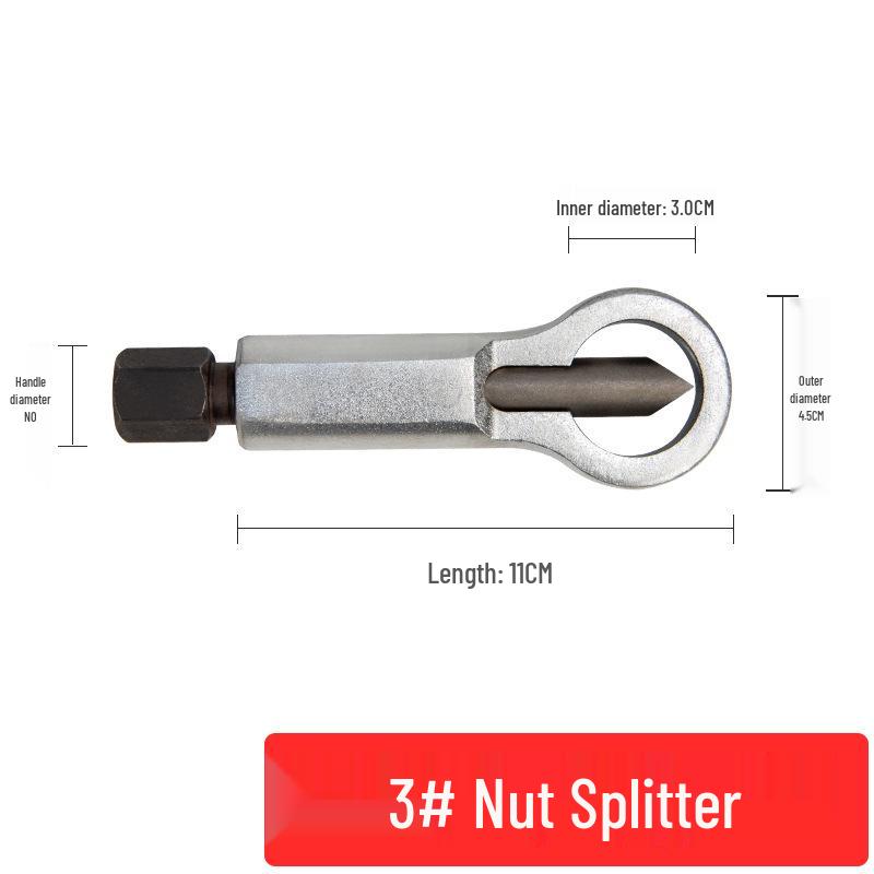 Rusty Nut Breaker: Unscrew, Split & Remove Old Nuts and Bolts Tool