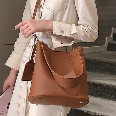 Leather PU Crossbody Bag for Women Casual Lady Bag Large Capacity Bags Feminine Design Fashion 2 Pieces Set