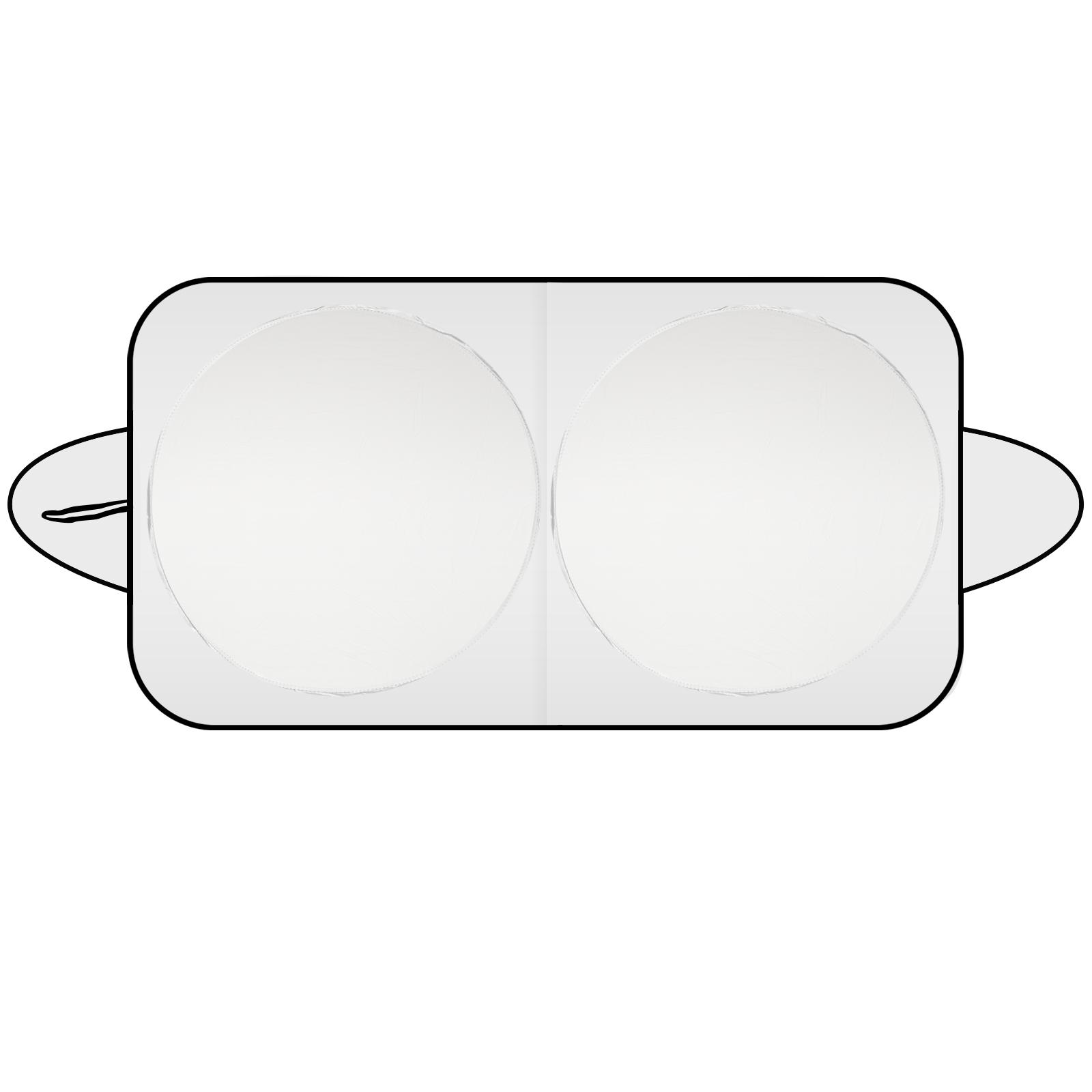 

Чехол на лобовое стекло автомобиля Солнцезащитный экран Защита от УФ-лучей Щит Стайлинг Складной Солнцезащитный козырек на окно Блок Снег Мороз Парасоль Автоаксессуары серебряный