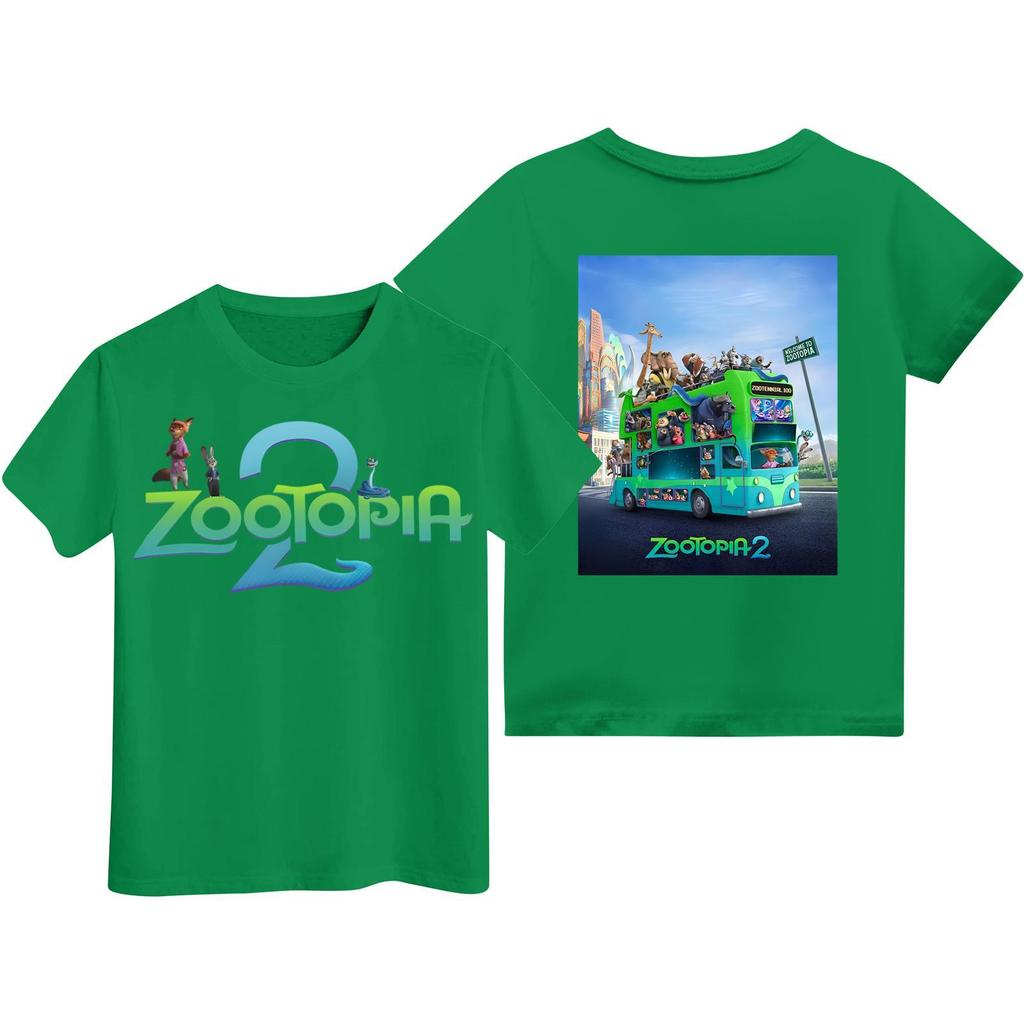 Children's Casual Fashion Cartoon Print Short-sleeved T-shirt Top