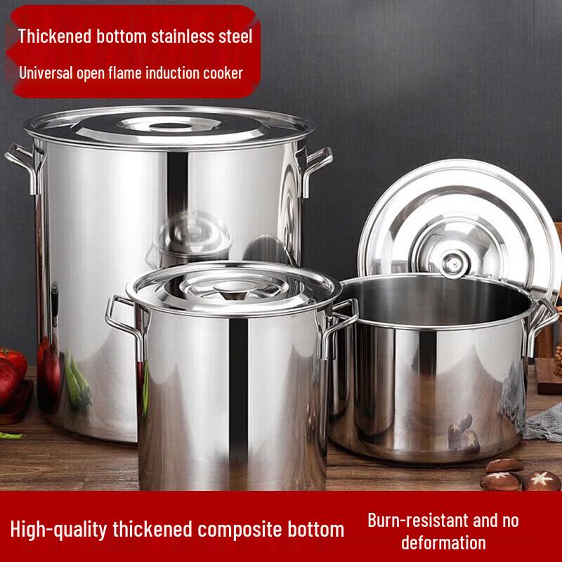 Shuang Jun Ma Stainless Steel Stockpot with Lid