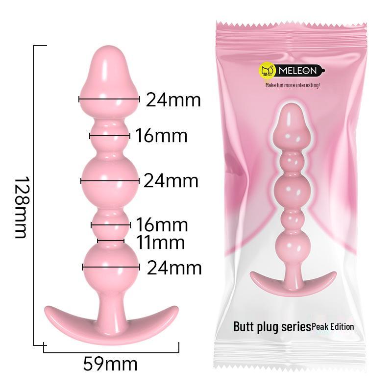 Raupen Analkristallstöpsel & Dornen Kristallhülle Herren Tragbares Penisring-Set