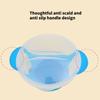 Infant Feeding Bowl Strong Suction Base with Temperature Sensing Spoon Safe for Baby Learning To Eat Independently