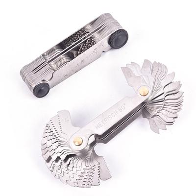 40pcs Thread Measuring Gage 60 Degree Whitworth Metric Screw Thread Pitch GaugBJ