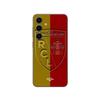 Phone Case - MANIACASE - Samsung Galaxy S25 Plus - Silicone TPU - Flexible - Yellow and Red Logo