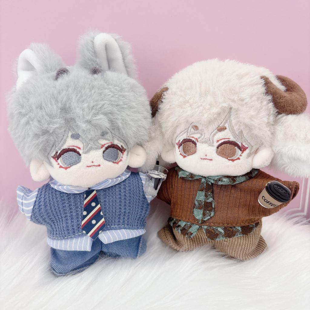 Shirt and pants set with tie for 10cm blue [parallel import goods] Model Kit