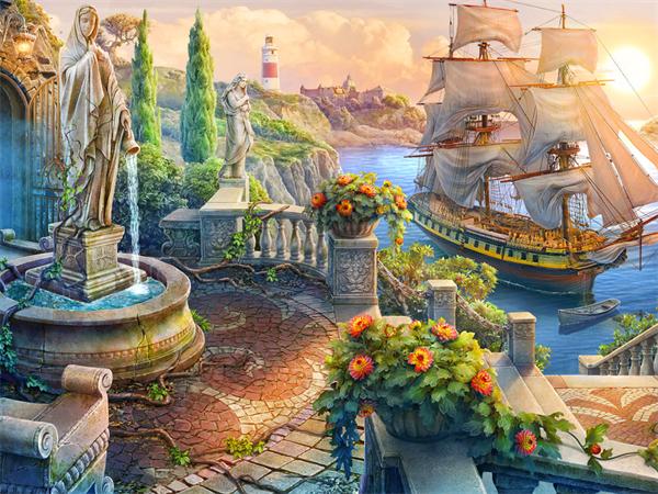 5D DIY Diamantmalerei Haus Landschaft Voll Platz Rund Stickerei Mosaik Baum Szenerie Heimdekoration