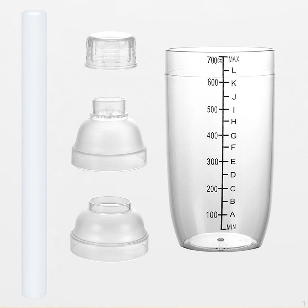 Cocktail Shaker Ice Tea Mixer Bottle Champagne Barware Bartending Kits Bar Tool Measuring