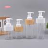 Transparent Press Foaming Hand Soap Dispenser 300/500ml Empty Shower Gel Bottle Portable Mousse Container for Hand Cleanser