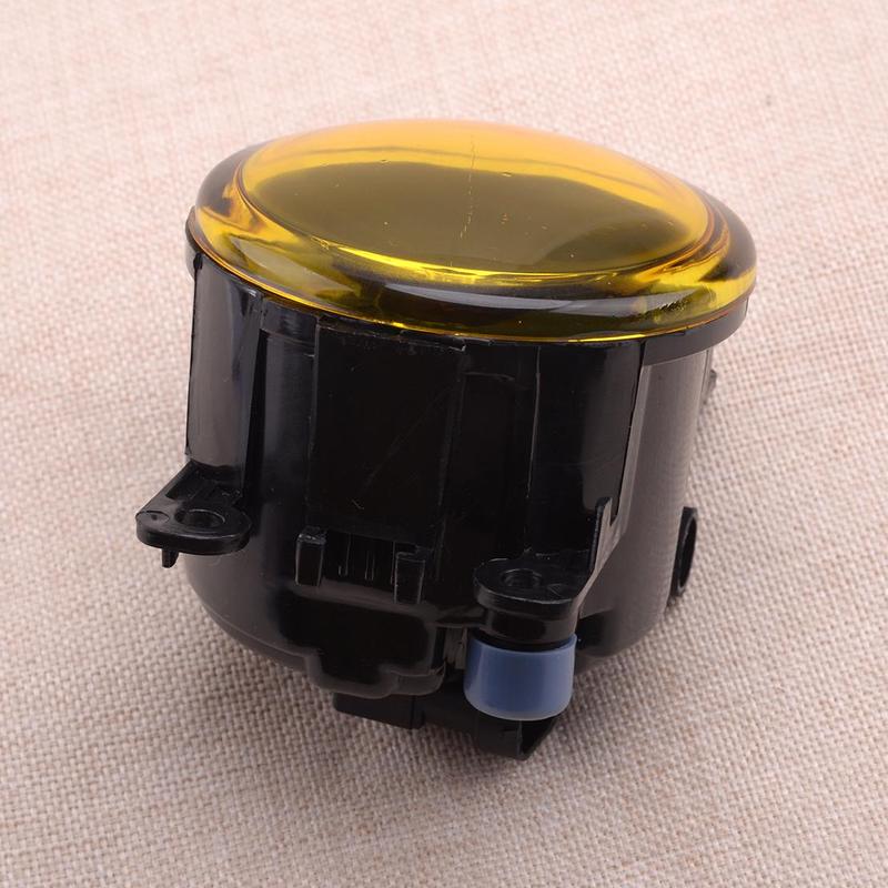 Yellow Lens Fog Light Lamp w/H11 Bulb Fit for Honda Civic Accord Acura RDX Ford Focus Jaguar XK Nissan Sentra Lincoln LS
