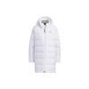 Down Jacket Hem Side Split Women's White Unisex IL8936