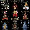 2026 Christmas Window Clings: Snowflakes, Flowers & Tree Decals