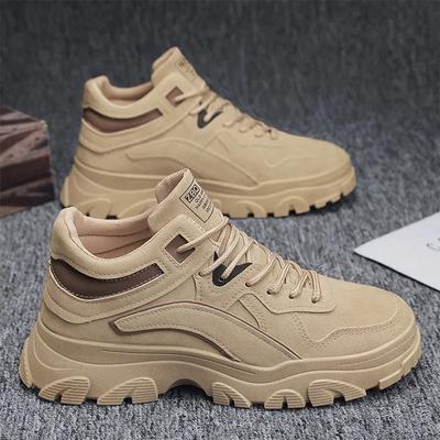 Stivali da deserto da uomo, caldi invernali, tattici, nuovi, alla moda, da uomo, con cinturino, stivali nudi, scarpe da lavoro con piattaforma all'aperto, Bota Masculina