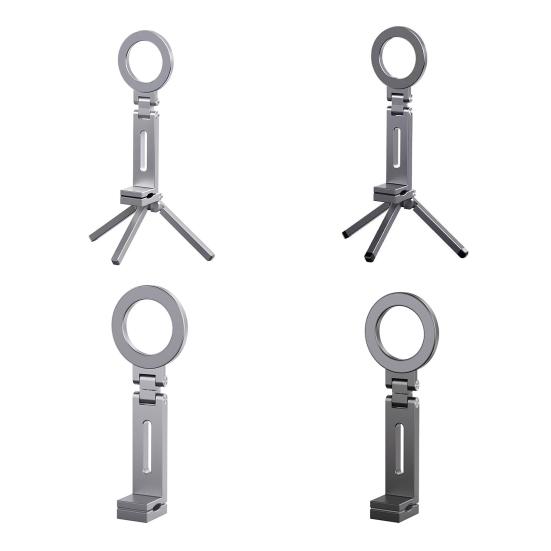 Yousheng Flexible Phone Tripod 360 Degree Rotation Magnetic Phone Stand Folding Phone Holder for Live Streaming Vlogs Selfies