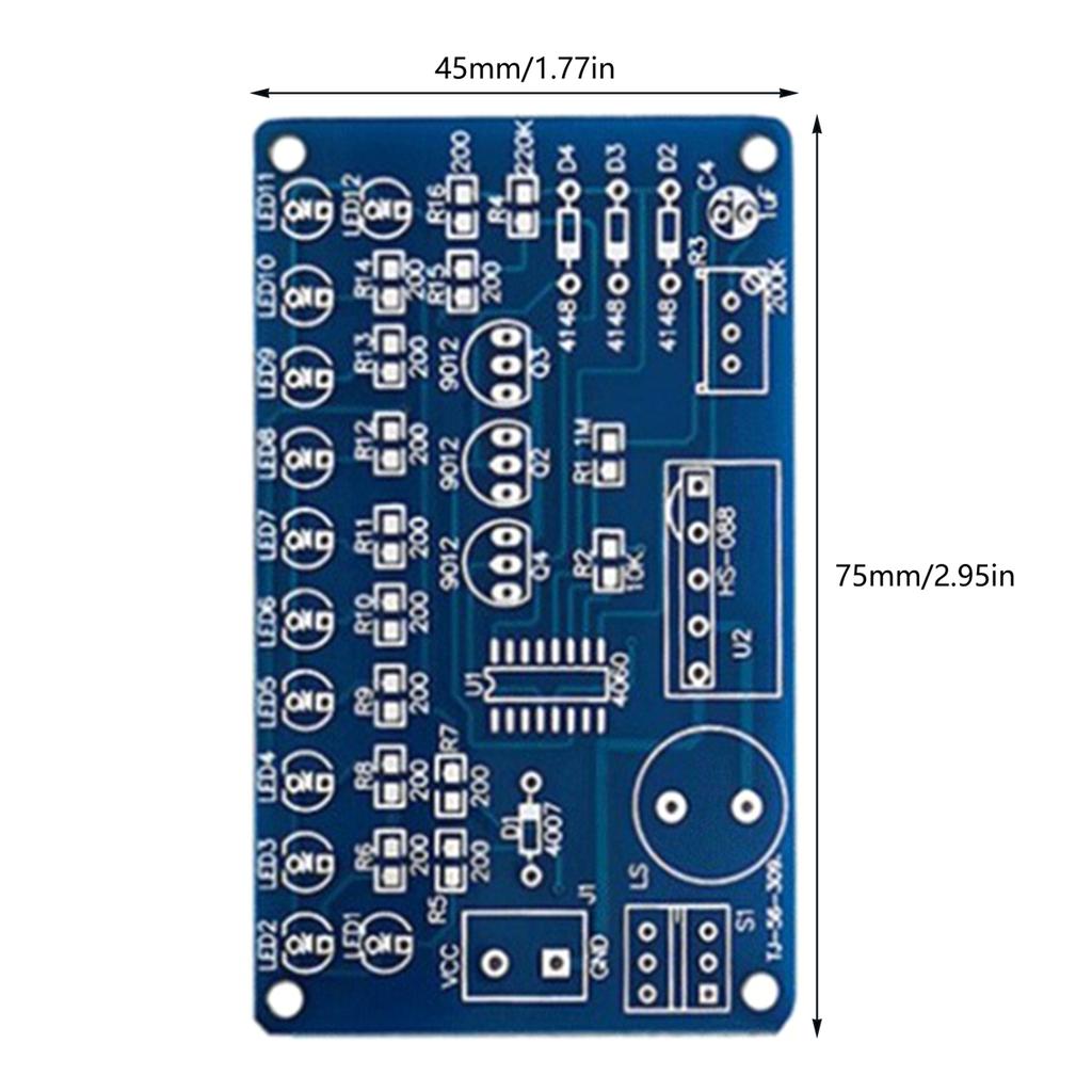 Elektroniczny Zestaw DIY Zestawy Lamp Błyskowych Migające Lutowanie Płytka do Ćwiczeń PCB Zestaw Treningowy Obwodu