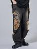 OTHERFITS Vintage Distressed Hip Wide Denim Pants (Dark Denim)