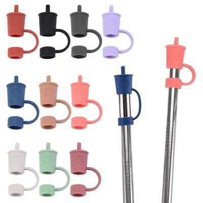 Splash Proof Silicone Straw Plug Airtight Plugs Cover Creative Plugs Tips Cover  Outdoor