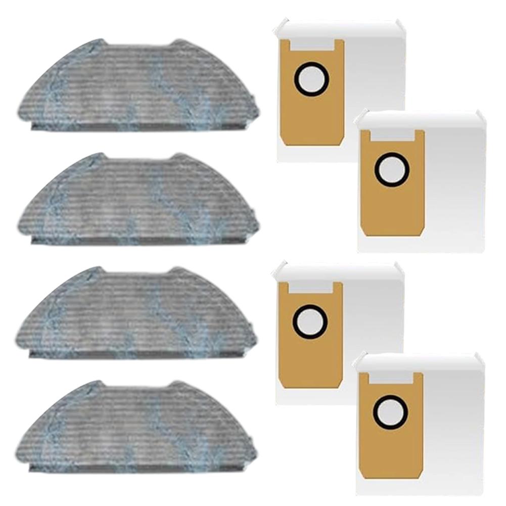 8-Piece Mop And Dust Bag Replacement Set For  Airrobos GT21 Robot Vacuum Cleaner Accessories Home Vacuum China Mainland