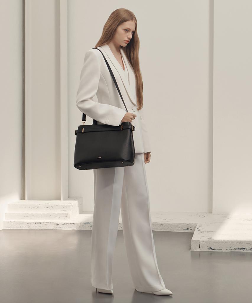 Clave Olivia Black Tote Bag