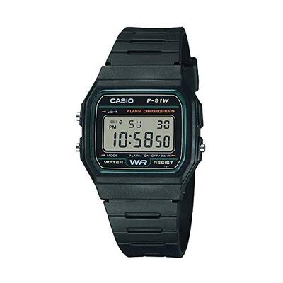 Montre à quartz CASIO F-91W-3 unisexe pas cher Casio noir [Importation parallèle]