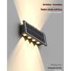 Color-Changing Waterproof Solar Wall Lamp for Gardens and Courtyards